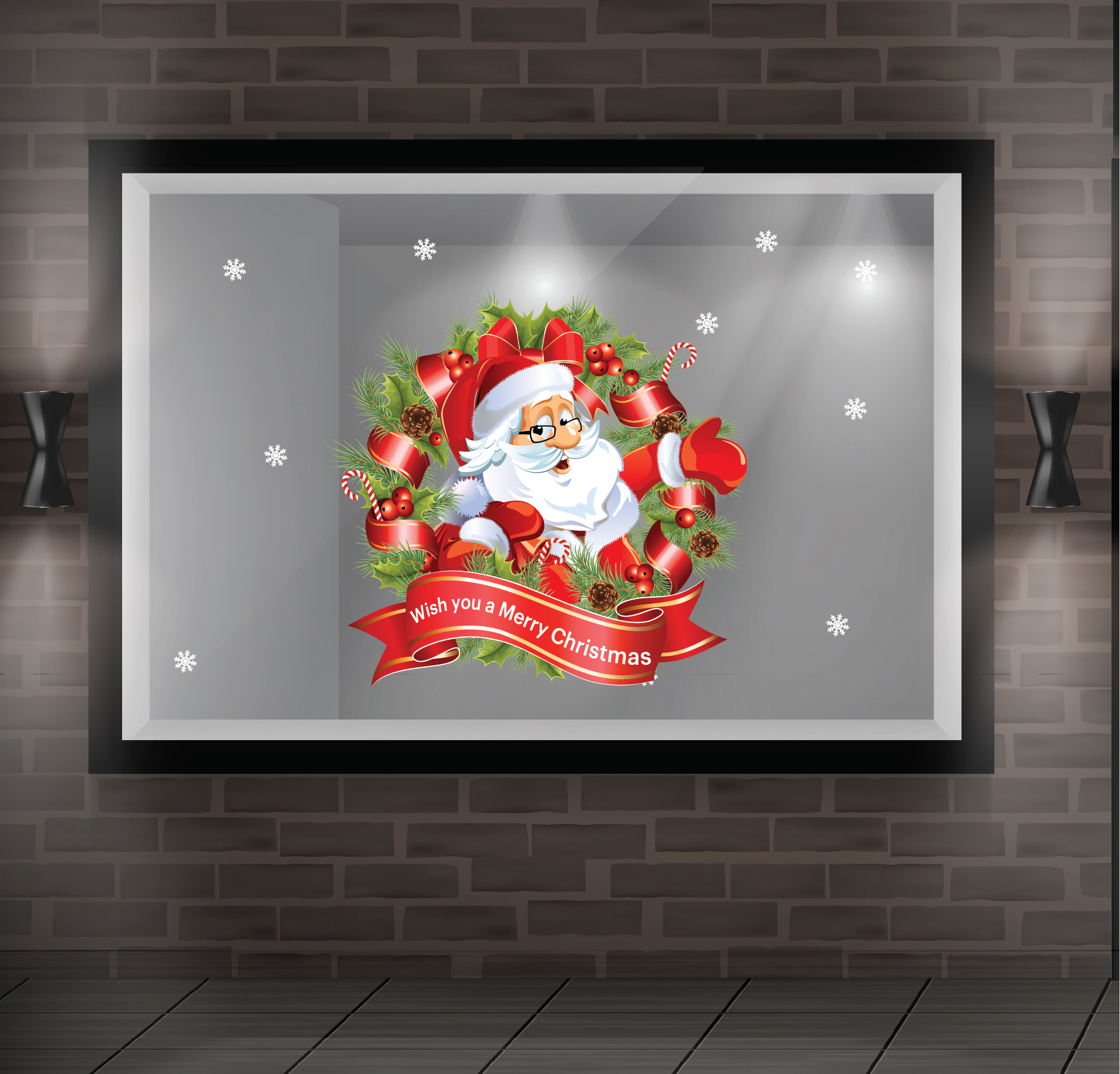 Decal trang trí noel