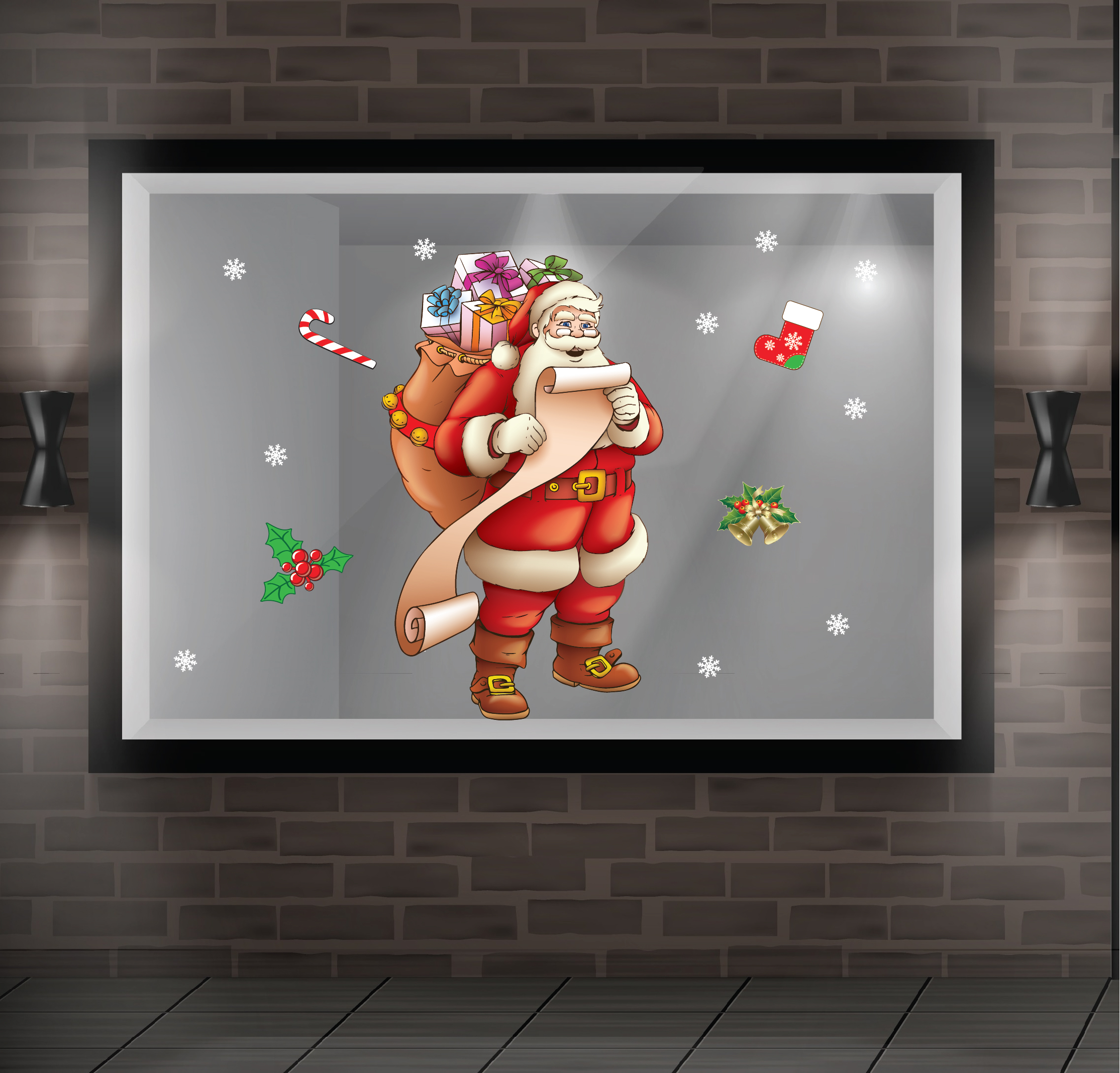 Decal trang trí noel