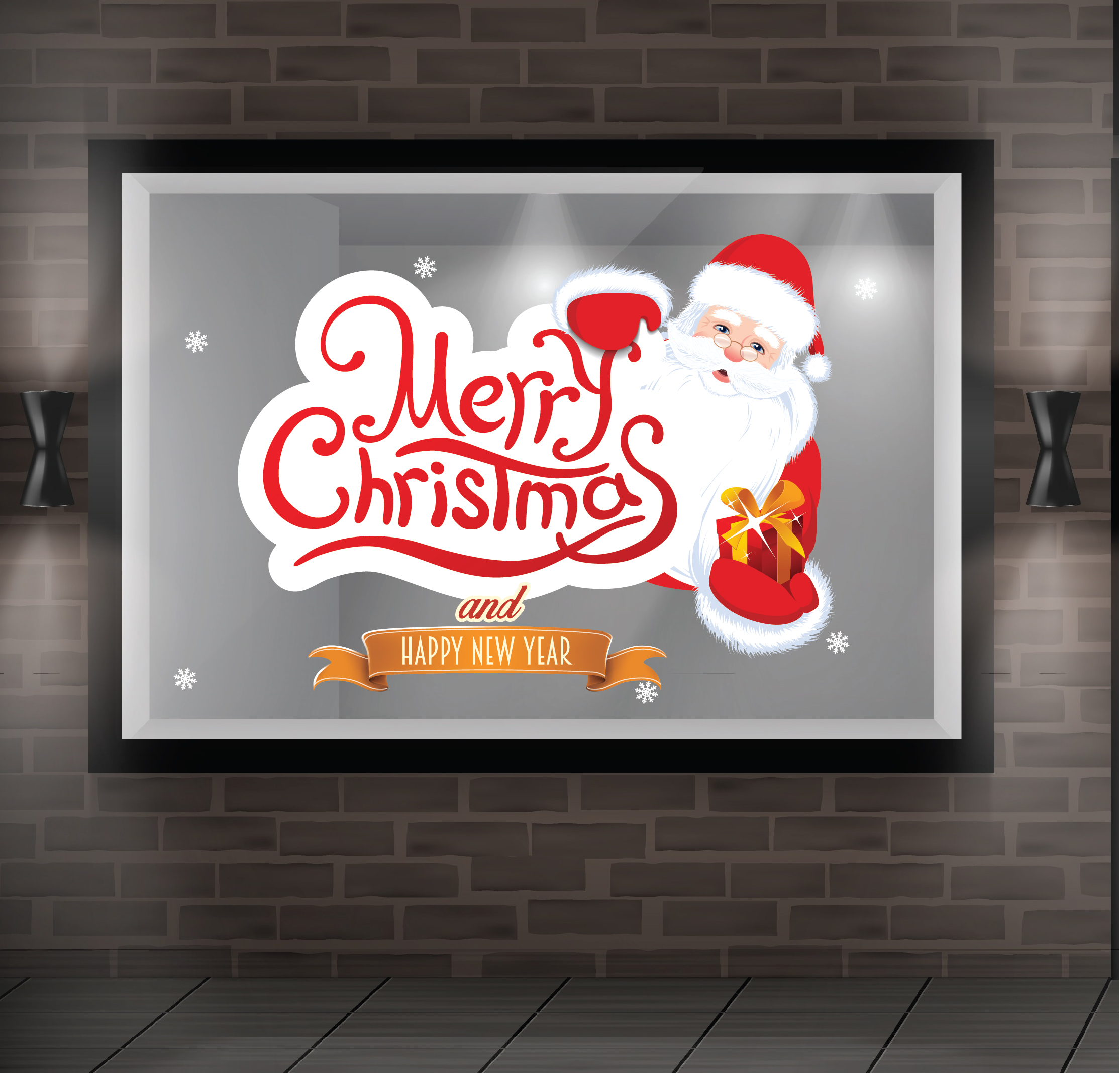 Decal trang trí noel