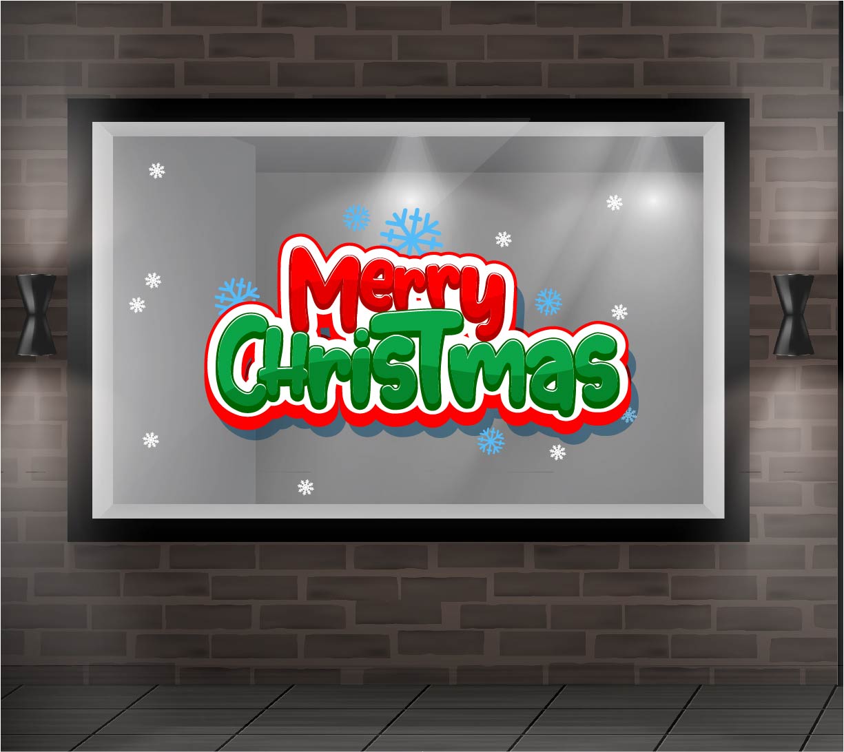 Decal trang trí noel