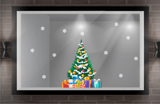 Decal trang trí noel