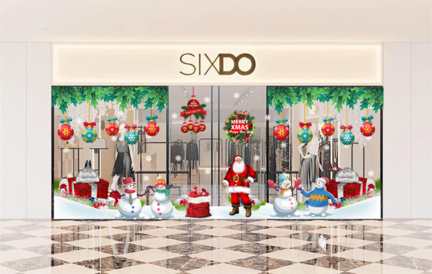 Decal trang trí noel