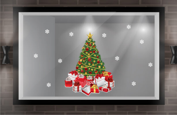 Decal trang trí noel