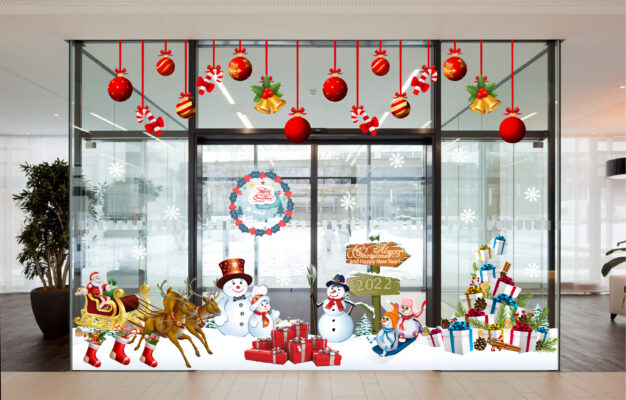 Decal trang trí noel