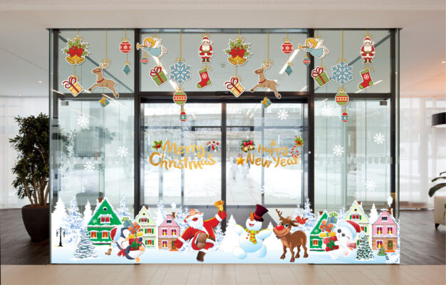 Decal trang trí noel