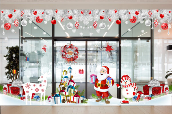 Decal trang trí noel