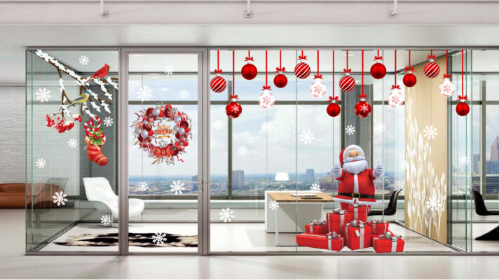 Decal trang trí noel