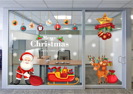 Decal trang trí noel