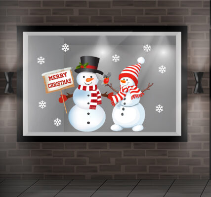 Decal trang trí noel