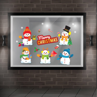 Decal trang trí noel