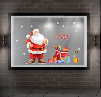 Decal trang trí noel
