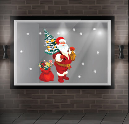 Decal trang trí noel