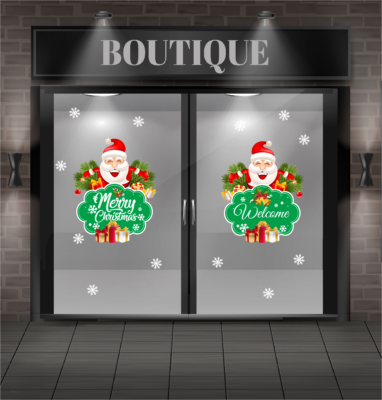 Decal trang trí noel