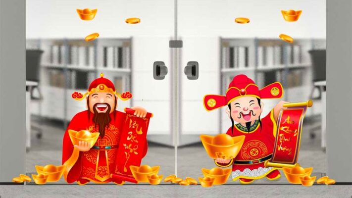 Decal Trang Trí Tiểu Cảnh Tết: Sự Lựa Chọn Hoàn Hảo Cho Mùa Xuân