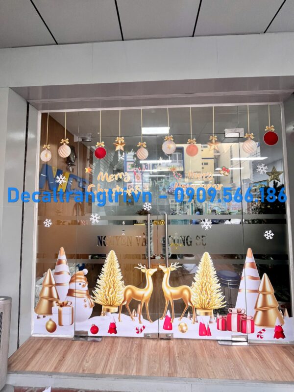 mẫu trang trí noel đẹp