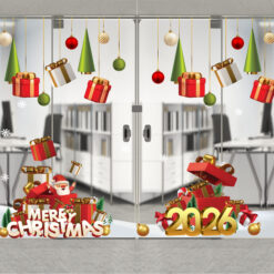 Decal trang trí noel 2026