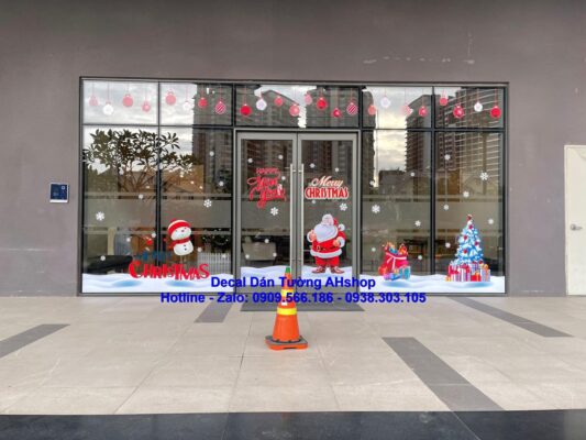 Decal Dán Kính Trang Trí Noel Tại Hồ Chí Minh Mang Giáng Sinh Về Nhà