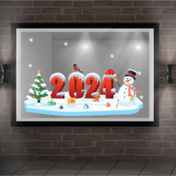Decal trang trí noel