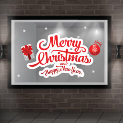 Decal trang trí noel