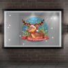 Decal trang trí noel