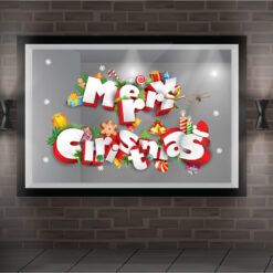 Decal trang trí noel