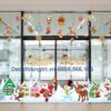 Trang trí noel trường mầm non mẫu decal 020