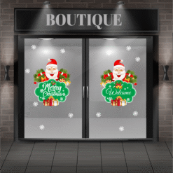 Decal trang trí ông già noel