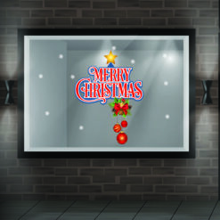 Decal trang trí chữ noel
