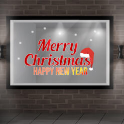 Decal trang trí chữ noel 02