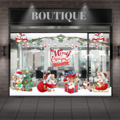 Decal trang trí noel