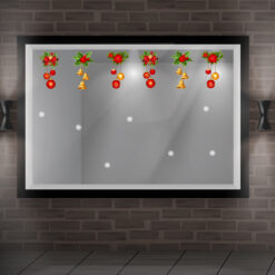 Decal trang trí noel dàn châu vs chuông