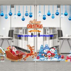 Decal trang trí noel