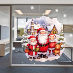 Decal trang trí ông già noel 