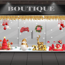 Decal trang trí noel CB0106