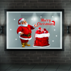Decal trang trí ông già noel