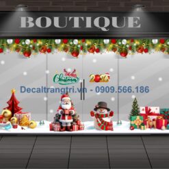 Decal trang trí noel 2026 tại TPHCM