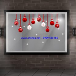 Decal trang trí ông già noel