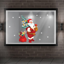 Decal trang trí ông già noel
