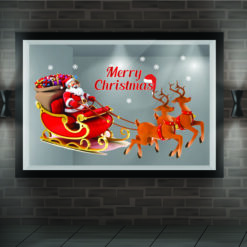 Decal trang trí ông già noel
