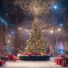 Trang trí cây thông Noel sảnh chung cư – Ý tưởng đẹp và ấm áp cho mùa lễ hội