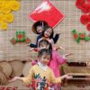 Trang trí Tết trường mầm non Huyện Bình Chánh – Mang không khí xuân đến với các bé