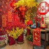 Không khí Tết ngập tràn với tiểu cảnh trang trí tại Quận Long Biên