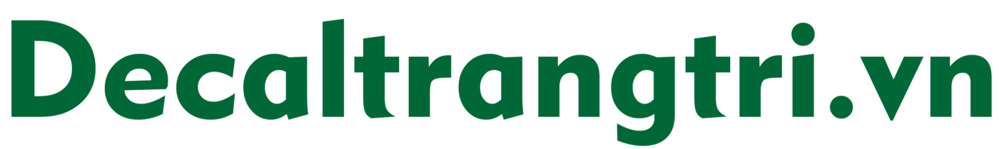 Decal trang trí