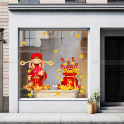 Decal thần tài túi tài lộc